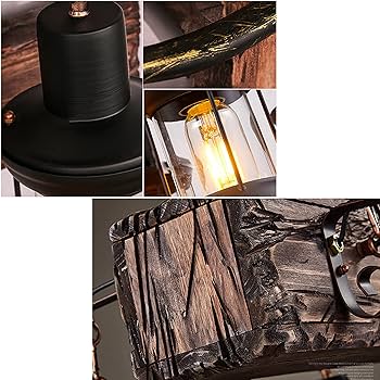 LightInTheBox 6-Lights Retro Farmhouse Chandelier